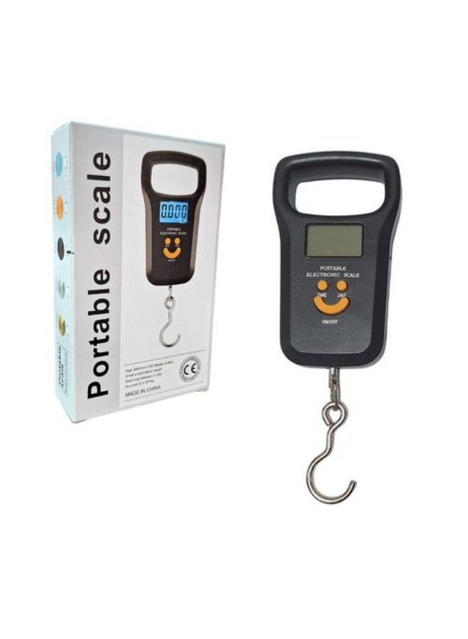 Mini Hanging Scale Household Electronic Scale Cartoon smiley Face , Portable Luggage Scale , 30kg Weight Capacity, with Digital LCD Display and 3 Button for Simple Control, Lightweight Design for Measuring Baggage Weight Before Travel Suitable for Air Travel and Flights - Image 3